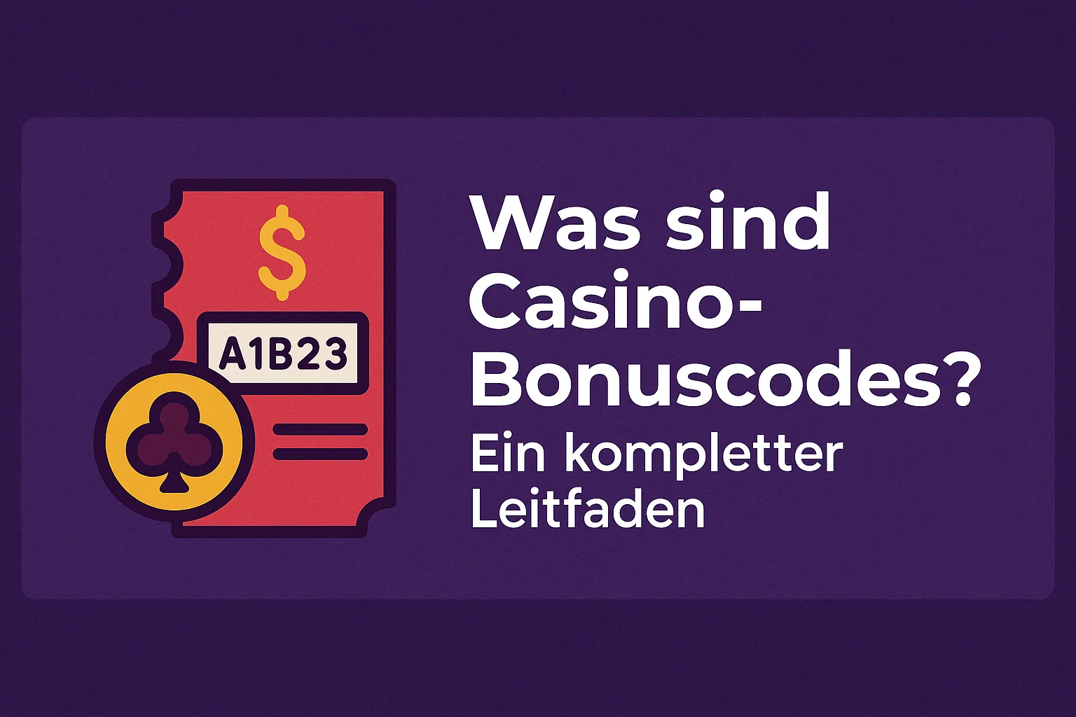 Was sind Casino-Bonuscodes? Ein kompletter Leitfaden